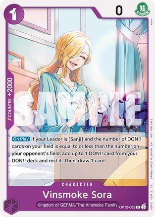 Vinsmoke Sora (Tournament Pack 2026 Vol. 1) [One Piece Promotion Cards] Rare