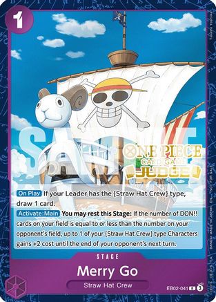 Merry Go (Judge Pack Vol. 7) [One Piece Promotion Cards] Rare
