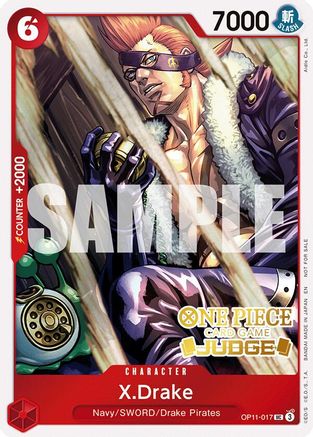 X.Drake (Judge Pack Vol. 7) [One Piece Promotion Cards] Uncommon