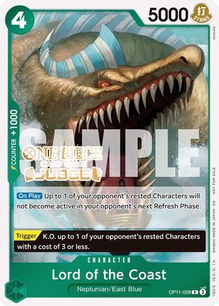 Lord of the Coast (Judge Pack Vol. 7) [One Piece Promotion Cards] Rare