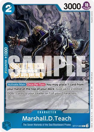 Marshall.D.Teach (Judge Pack Vol. 7) [One Piece Promotion Cards] Common