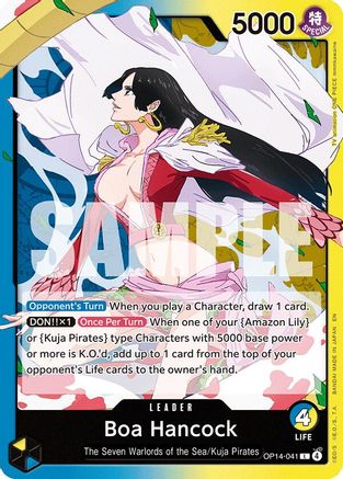 Boa Hancock - OP14-041 [The Azure Sea's Seven] Leader
