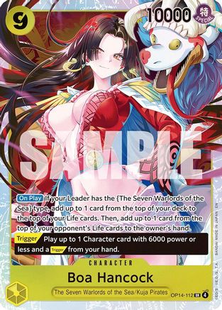 Boa Hancock - OP14-112 [The Azure Sea's Seven] Super Rare