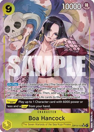 Boa Hancock - OP14-112 (Alternate Art) [The Azure Sea's Seven] Super Rare