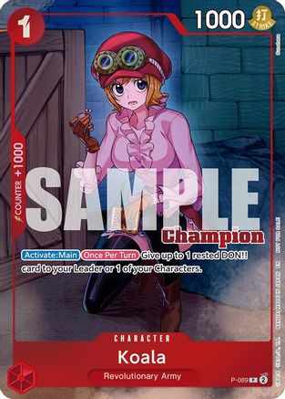 Koala (CS 25-26 Winner Card Set 2) [One Piece Promotion Cards] Promo
