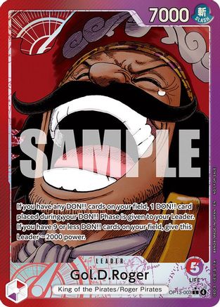 Gol.D.Roger (Jumbo) [One Piece Promotion Cards] Leader