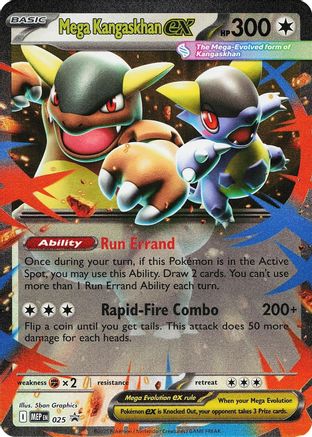 Mega Kangaskhan ex 025 [ME Mega Evolution Promo] (Holofoil)