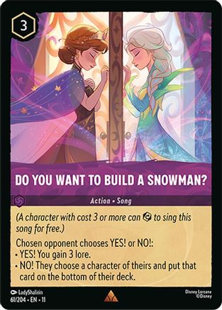 Do You Want To Build A Snowman? (61/204) Winterspell (Cold Foil)