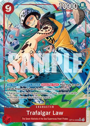 Trafalgar Law - OP14-009 (Alternate Art) [The Azure Sea's Seven] Super Rare