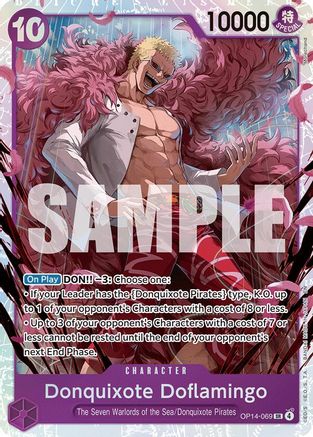 Donquixote Doflamingo - OP14-069 [The Azure Sea's Seven] Super Rare