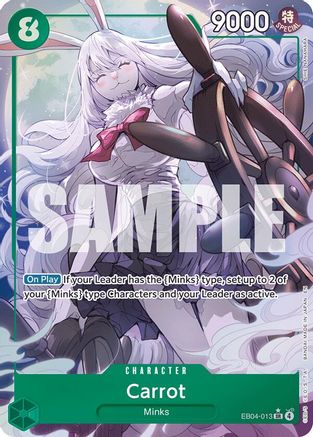 Carrot (Alternate Art) [The Azure Sea's Seven] Super Rare