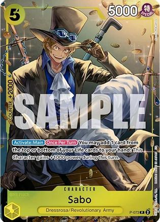 Sabo (Tin Pack Set Vol. 2) [One Piece Promotion Cards] Promo