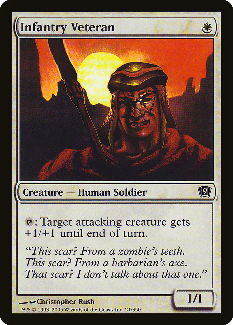 Infantry Veteran (9ED-021) - 9th Edition
