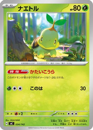Turtwig 034/742 [Start Deck 100 Battle Collection] (Japanese)