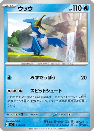 Cramorant 210/742 [Start Deck 100 Battle Collection] (Japanese)