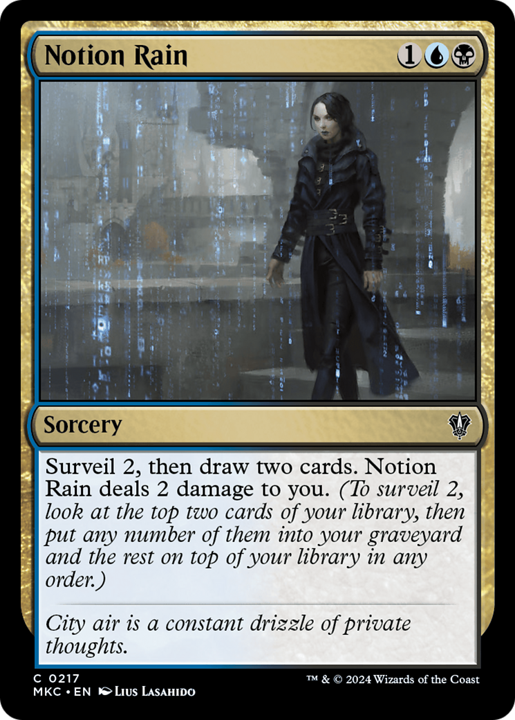 Notion Rain [Murders at Karlov Manor Commander]