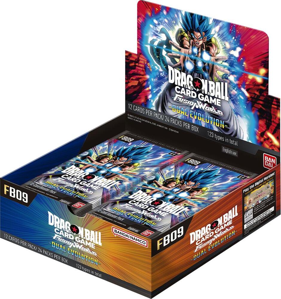 Dragon Ball Super Fusion World: Dual Evolution Booster Box (FB09) *Sealed* (PRE-ORDER, SHIPS MAR 20TH)