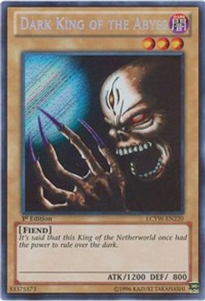 Dark King of the Abyss [LCYW-EN220] Secret Rare