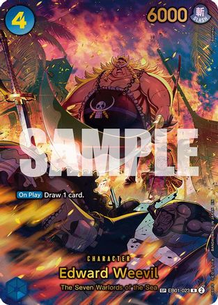 Edward Weevil - EB01-023 (SP) [The Azure Sea's Seven] Rare