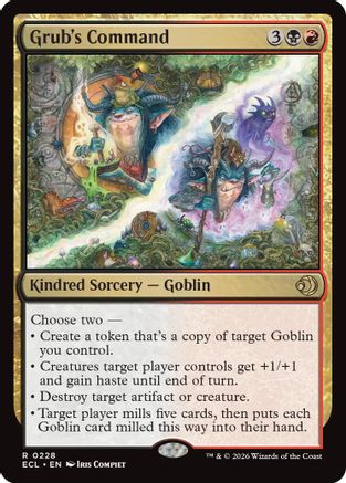 Grub's Command (ECL-228) - Lorwyn Eclipsed Foil