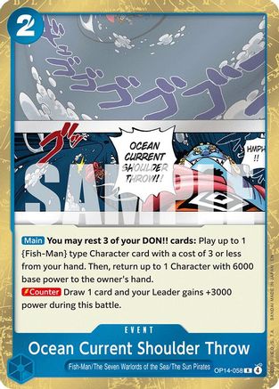 Ocean Current Shoulder Throw [The Azure Sea's Seven] Rare