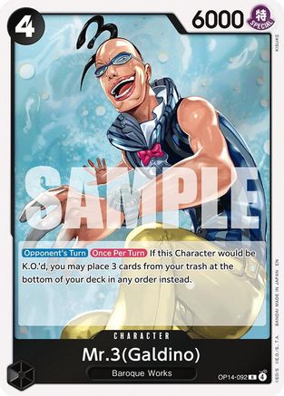 Mr.3(Galdino) [The Azure Sea's Seven] Rare