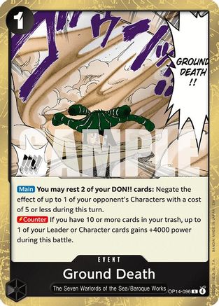 Ground Death [The Azure Sea's Seven] Rare