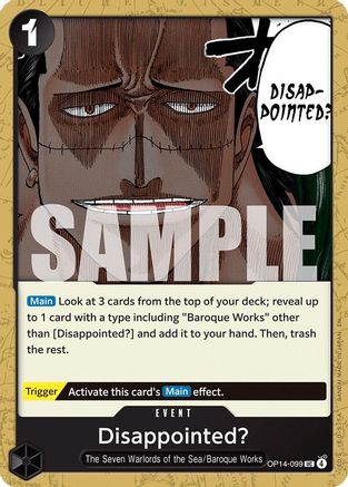 Disappointed? [The Azure Sea's Seven] Uncommon