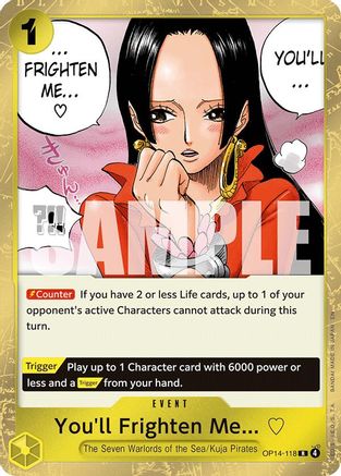 You'll Frighten Me... [The Azure Sea's Seven] Rare