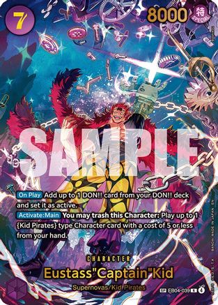 Eustass"Captain"Kid - EB04-039 (SP) [The Azure Sea's Seven] Rare
