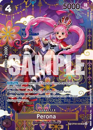 Perona - OP06-093 (SP) [The Azure Sea's Seven] Super Rare