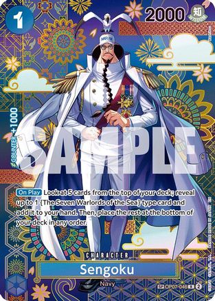 Sengoku - OP07-046 (SP) [The Azure Sea's Seven] Rare