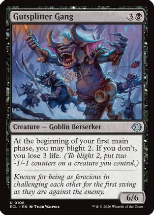 Gutsplitter Gang (ECL-106) - Lorwyn Eclipsed