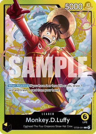 Monkey.D.Luffy (001) [Starter Deck 29: Egghead] Leader