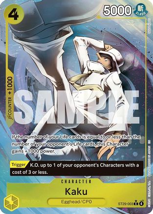 Kaku (Full Art) [Starter Deck 29: Egghead] Common
