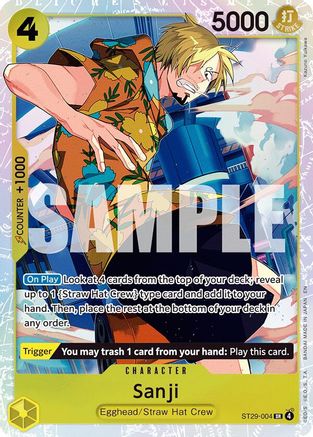 Sanji [Starter Deck 29: Egghead] Super Rare