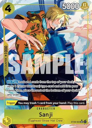 Sanji (Full Art) [Starter Deck 29: Egghead] Super Rare
