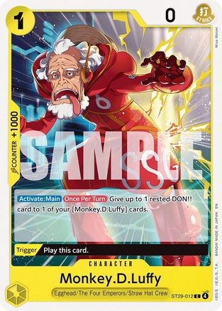 Monkey.D.Luffy (012) [Starter Deck 29: Egghead] Common
