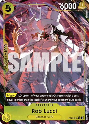 Rob Lucci (Full Art) [Starter Deck 29: Egghead] Common