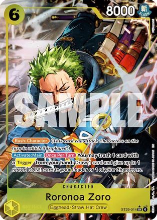Roronoa Zoro (Full Art) [Starter Deck 29: Egghead] Super Rare