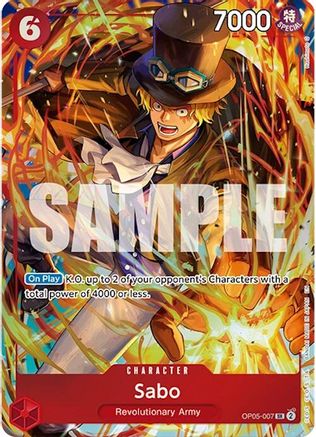 Sabo (Illustration Box Vol.5) [One Piece Promotion Cards] Super Rare