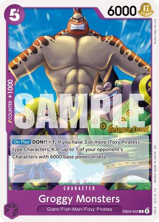 Groggy Monsters [The Azure Sea's Seven Release Event Cards] Common