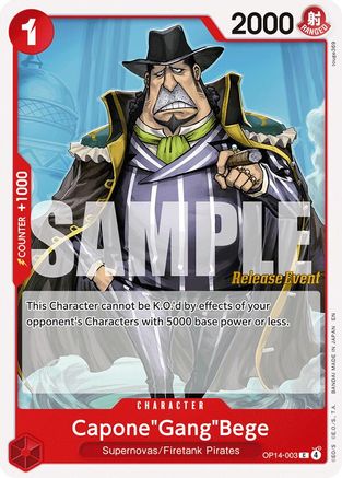 Capone"Gang"Bege [The Azure Sea's Seven Release Event Cards] Common