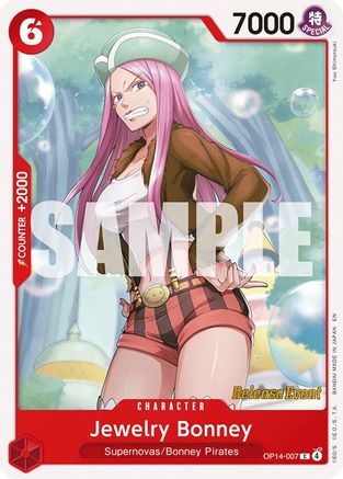 Jewelry Bonney [The Azure Sea's Seven Release Event Cards] Common