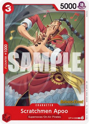 Scratchmen Apoo [The Azure Sea's Seven Release Event Cards] Common