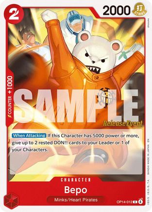 Bepo [The Azure Sea's Seven Release Event Cards] Common