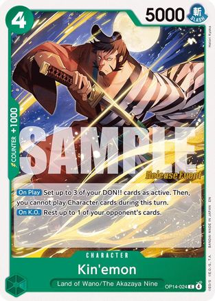 Kin'emon [The Azure Sea's Seven Release Event Cards] Common