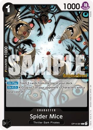 Spider Mice [The Azure Sea's Seven Release Event Cards] Common