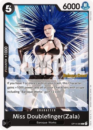 Miss Doublefinger(Zala) [The Azure Sea's Seven Release Event Cards] Common