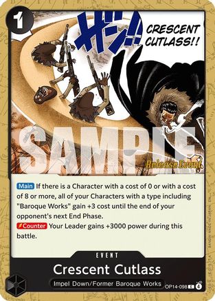 Crescent Cutlass [The Azure Sea's Seven Release Event Cards] Common